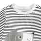 First Impressions Baby Boy's Striped Dog Print T-Shirt Brown Size 18MOS