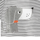 First Impressions Baby Boy's Striped Dog Print T-Shirt Brown Size 18MOS