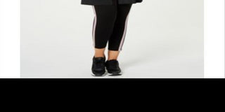 Calvin Klein Women's Performance Plus Open Front Cardigan Black Size 2X