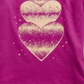Epic Threads Toddler Girl's Glitter Hearts T-Shirt Pink Size 4T