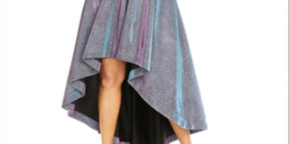 Speechless Trendy Plus Size Iridescent Metallic High-Low Dress Red Size 18