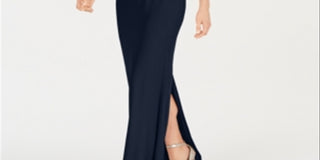 Adrianna Papell Women's Gown Blue Size 12