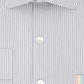 Kenneth Cole Reaction Men's Striped Slim Fit Button Down Shirt Gray Size L