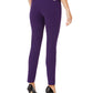 Calvin Klein Men's Pocketed Zippered Wear to Work Pants Purple Size 6 Petite