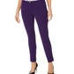 Calvin Klein Men's Pocketed Zippered Wear to Work Pants Purple Size 6 Petite