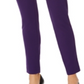 Calvin Klein Men's Pocketed Zippered Wear to Work Pants Purple Size 6 Petite