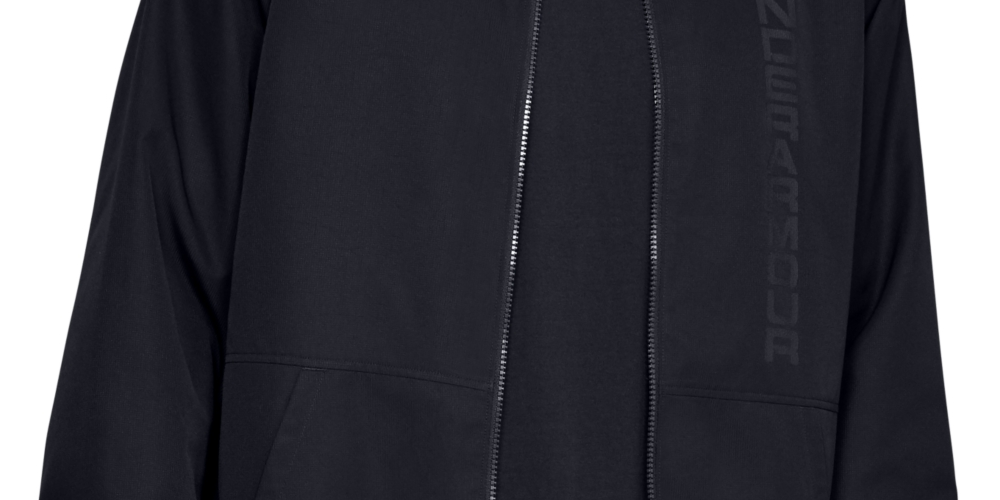 Under Armour Men's Activewear Bomber Lightweight Jacket Black Size Small