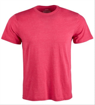 Alfani Men's Heathered Crew Neck T-Shirt Pink Size Medium
