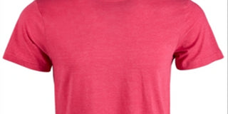 Alfani Men's Heathered Crew Neck T-Shirt Pink Size Medium