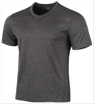 Ideology Men'sV Neck Space-Dyed Seamed Gray Size Small