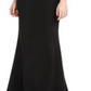 Emerald Sundae Women's Sheer Sleeveless V Neck Full Length Evening Mermaid Dress Black Size Medium