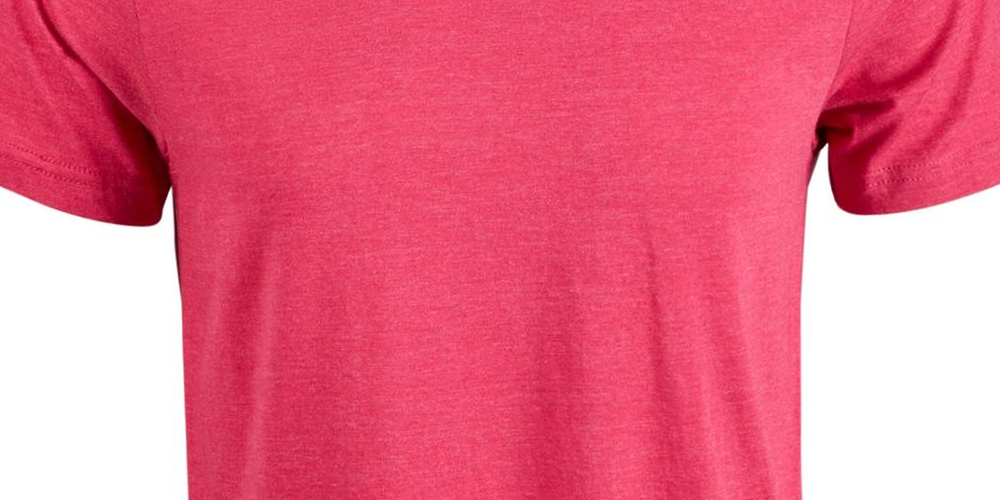 Alfani Mens Heathered Crew Neck T-Shirt Pink Size Large