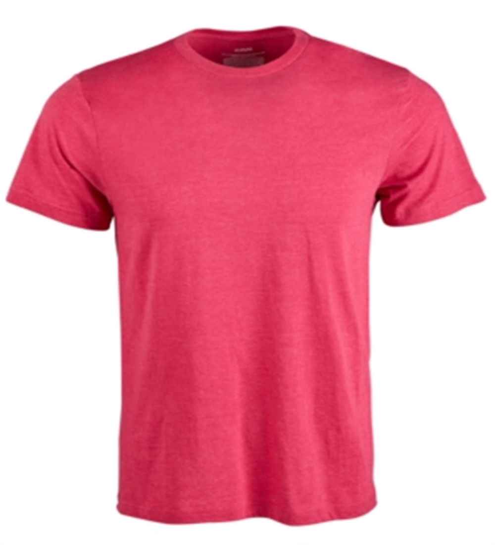 Alfani Mens Heathered Crew Neck T-Shirt Pink Size Large
