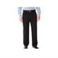 Hagger Men's Flat Front Classic Fit Stretch Suit Separate Pants Black 36X30