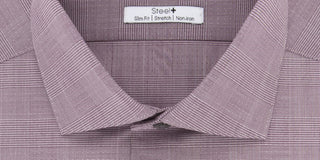 Calvin Klein Men's Steel Slim Fit Non Iron Performance Stretch Print Dress Shirt Red Size 17X32X33