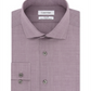 Calvin Klein Men's Steel Slim Fit Non Iron Performance Stretch Print Dress Shirt Red Size 17X32X33