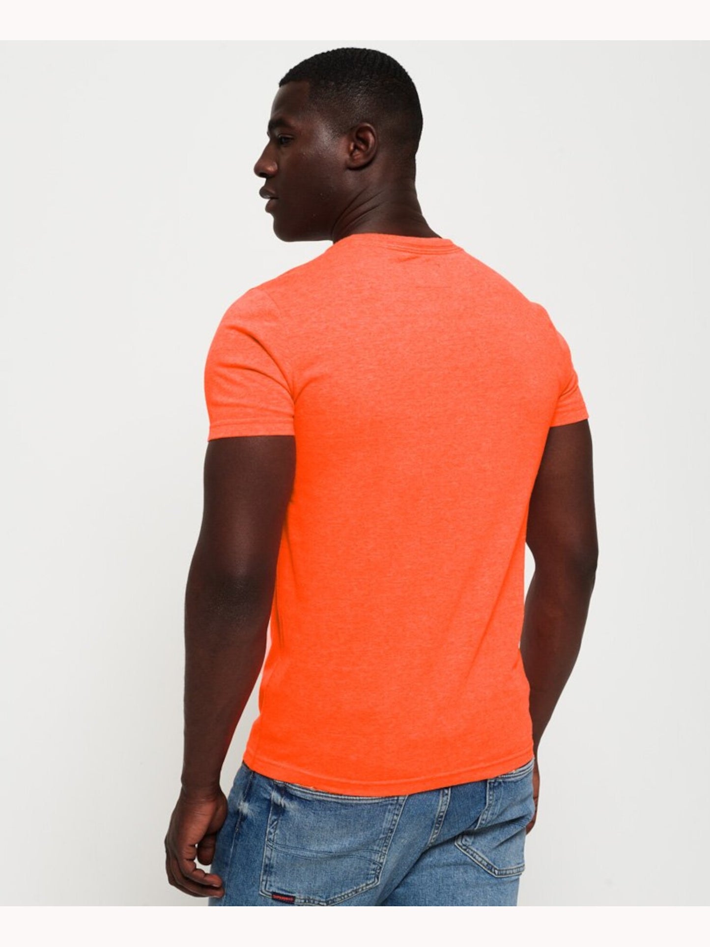 Superdry Men's Osaka Graphic Short Sleeves T-Shirt Orange Size Medium