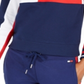 Tommy Hilfiger Women's Cropped Crewneck Logo Sweatshirt Blue Size Small