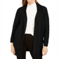 Style & Co Women's Oversized Patch Pocket Cardigan Black Size Petite XL