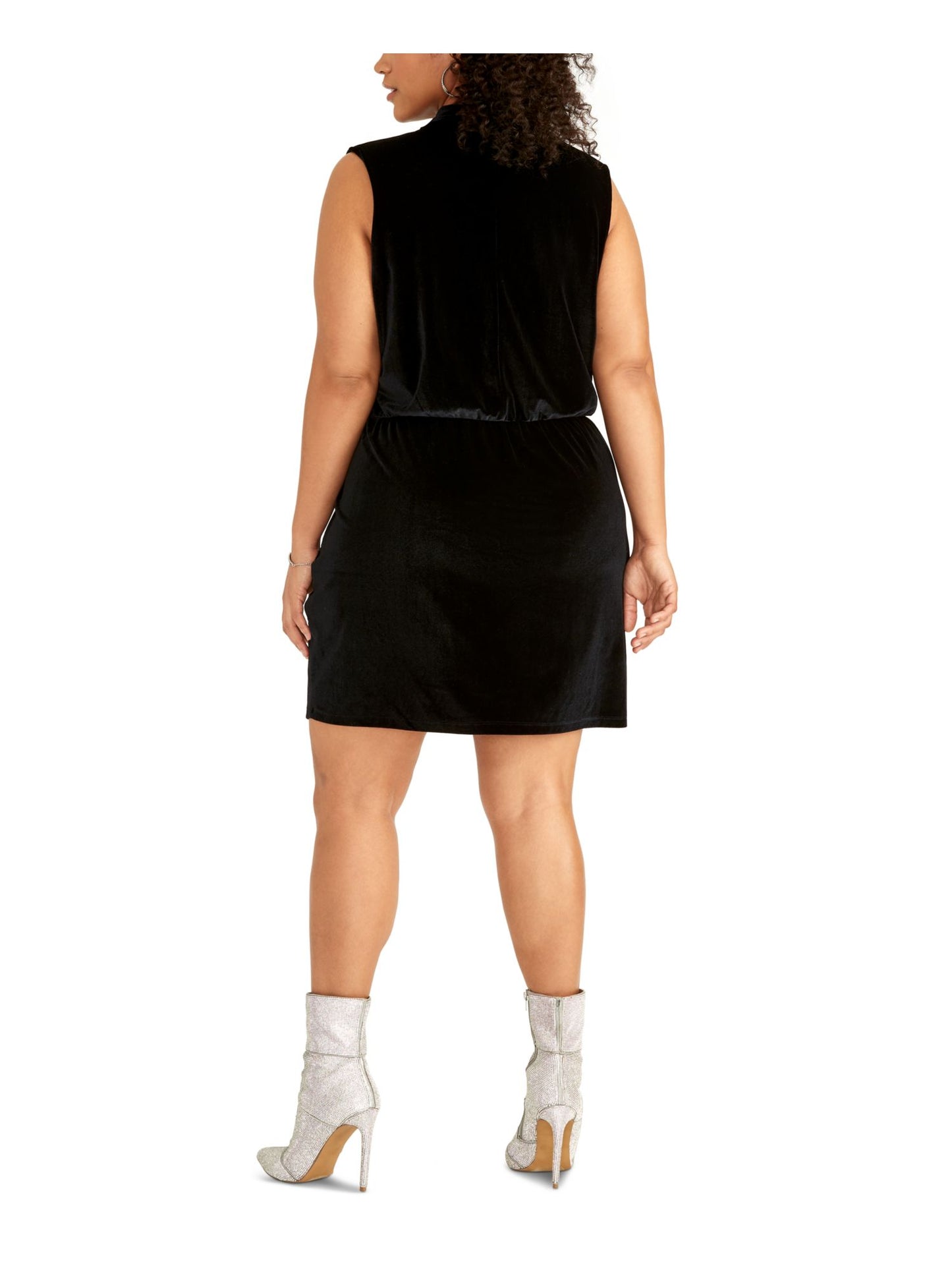 RACHEL Rachel Roy Women's Plus Size Isabella Dress Black Size 1X