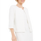 KasperWomen's Textured Wear to Work Jacket New White Size 6 Petite