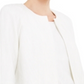 KasperWomen's Textured Wear to Work Jacket New White Size 6 Petite