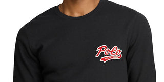 Polo Ralph Lauren Men's Script Waffle Crewneck Pajama Shirt Black Size Large