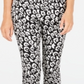 INC International Concepts Women's Leopard Print Skinny Pants Black Size 8