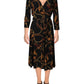 Ralph Lauren Women's Mini Dress Faux Wrap Belted Black Size 14
