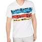 INC Men's Tee Graphic Graphic T-Shirt White Size Medium