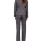 Le Suit Women's Business Career Pant Suit Gray Size 8