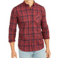Levi's Men's Reese Plaid Shirt Red Size Small