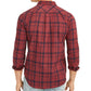 Levi's Men's Reese Plaid Shirt Red Size Small