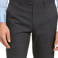 Calvin Klein Men's Window Pane Skinny Fit Dress Pants Black Size 34X30