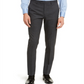 Calvin Klein Men's Window Pane Skinny Fit Dress Pants Black Size 34X30