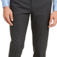 Calvin Klein Men's Window Pane Skinny Fit Dress Pants Black Size 34X30
