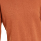 Bar III Women's Contrast Cuff Crewneck Sweater Orange Size XS