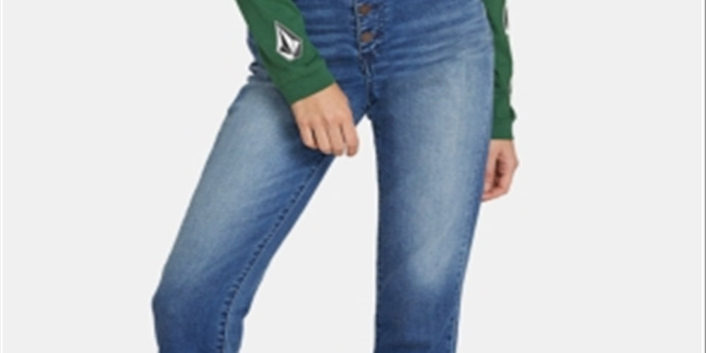 Volcom Juniors' Skinny Jeans  Blue Size  31x30