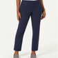 Charter Club Women's Petite Straight-Leg Pants  Blue Size 8 P