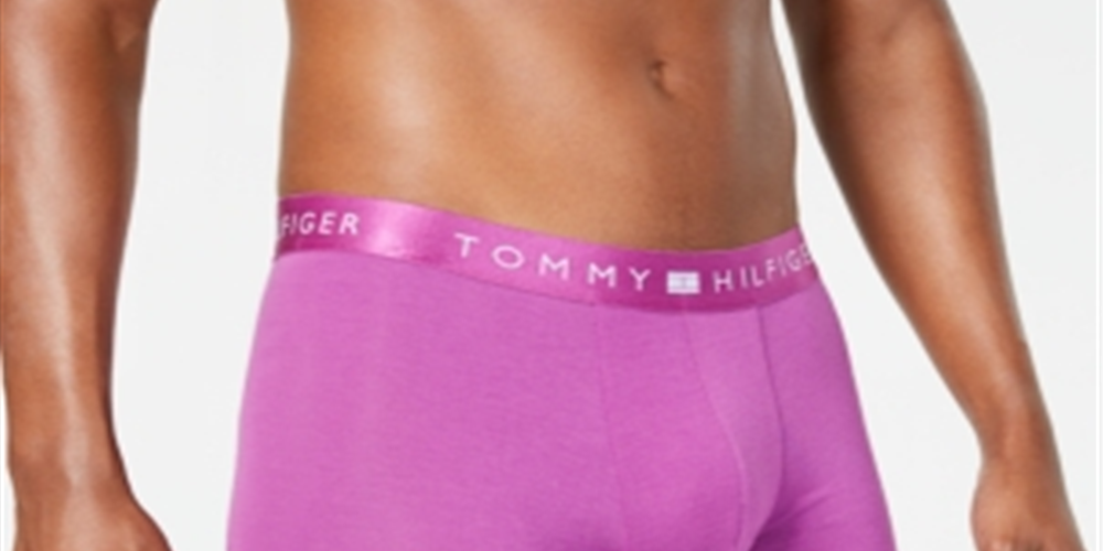 Tommy Hilfiger Men's Underwear  Logo Boxer Brief Pink Size Small