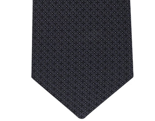 Calvin Klein Men's Filetto Medallion Self-tied Necktie Blue Size Regular