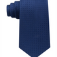 Calvin Klein Men's Filetto Medallion Self-tied Necktie Blue Size Regular