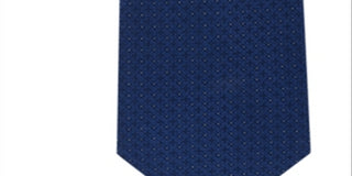 Calvin Klein Men's Filetto Medallion Self-tied Necktie Blue Size Regular