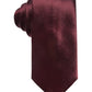 ALFANI Mens Wine Satin Slim Neck Tie Red One Size