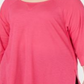 Calvin Klein Women's Cold Shoulder 3/4 Sleeve Square Neck Hi Lo Top Purple Size 3X
