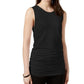 Alfani Women's Knit Top Solid Stretch Black Size Small