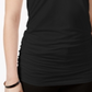 Alfani Women's Knit Top Solid Stretch Black Size Small