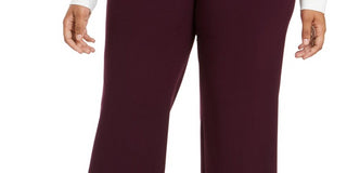 Calvin Klein Women's Business Workwear Plus Dress Pants Purple Size 22W