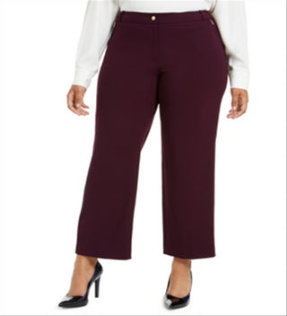 Calvin Klein Women's Business Workwear Plus Dress Pants Purple Size 22W