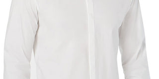 Hugo Boss Men's Hardware Tip Button up Shirt White Size Small